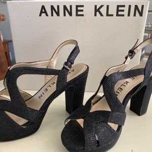 Anne Klein Akpetria Size 7 Black Shoes
